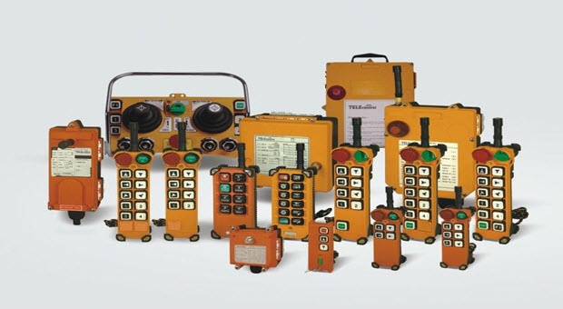 Controle Remoto para Pontes Rolantes, Pórticos, Monovias e Braços Giratórios