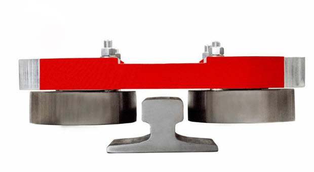 Guia de Rodas para Bloco de Rodas e Cabeceiras de Pontes Rolantes e Pórticos